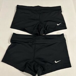 Set of 2 Nike Dri-Fit women’s spandex shorts black size small